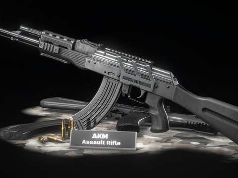 Modern AKM Assault Rifle