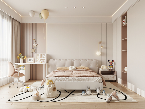 Cream Style bedroom kids Bedroom