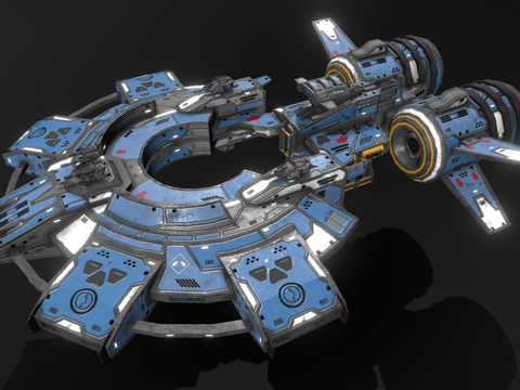 Modern Sci-Fi Frigate