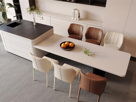 Modern Nakajima Dining Table and Chair