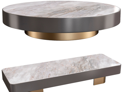 Round Coffee Table Marble Coffee Table