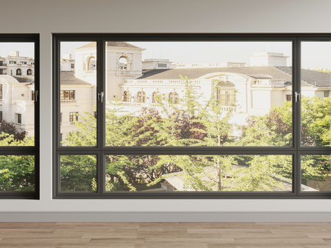 modern floor-to-ceiling windows