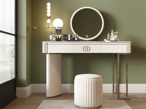 Cream Style Dressing Table