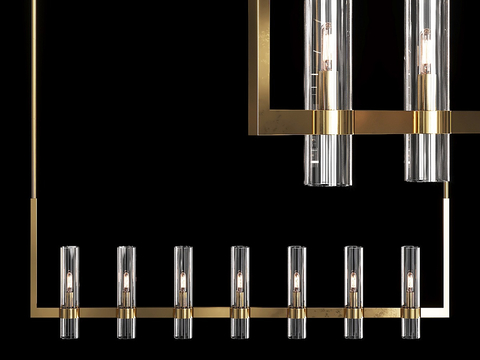 Modern multi-head chandelier chandelier