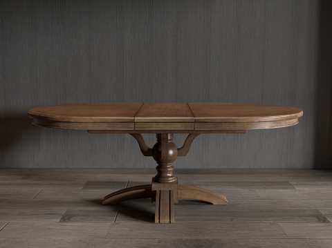 American Oval Dining Table Folding Dining Table