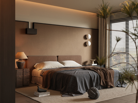 Middle Style Master Bedroom