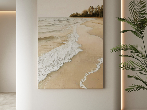 Oil Painting Beach Painting Decorative Painting