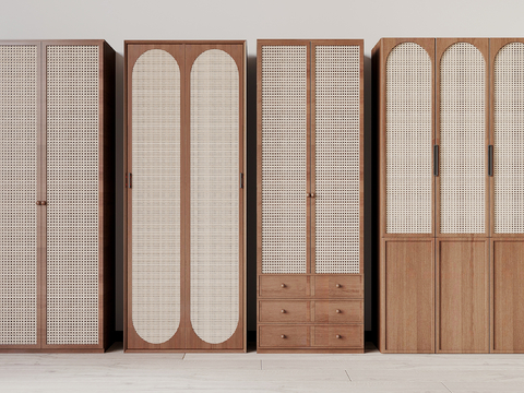 Sili Rattan Wardrobe