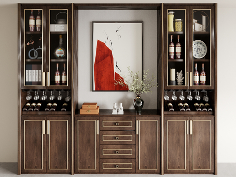 New Chinese Wine Cabinet