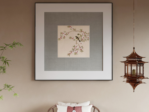 New Chinese Decorative Painting Flower and Bird Painting Hanging Painting