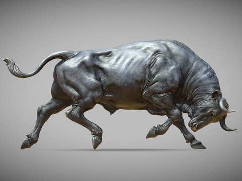 Iron Ox Bull Sculpture Bull Bull Bronze Bull Bull Sculpture