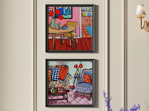 French Art Painting Cartoon Painting Decorative Painting