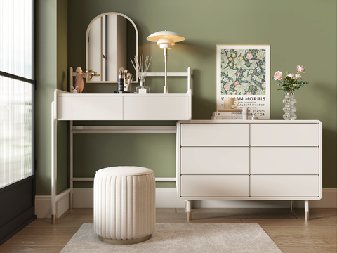 Cream Style Dressing Table