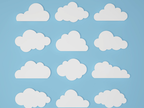 Modern Cloud Wall Decorations White Cloud Wall Decorations