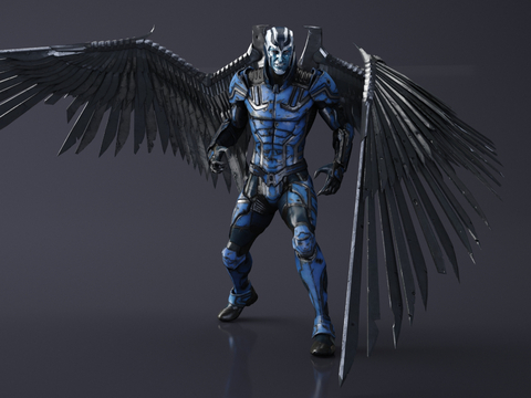 Virtual character game character mecha wings