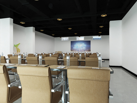 Modern conference room report hall