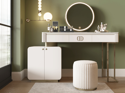 Cream Style Dressing Table