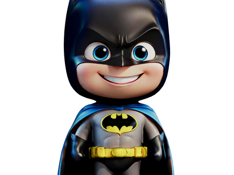 Modern cartoon ornaments Batman doll Art Toy