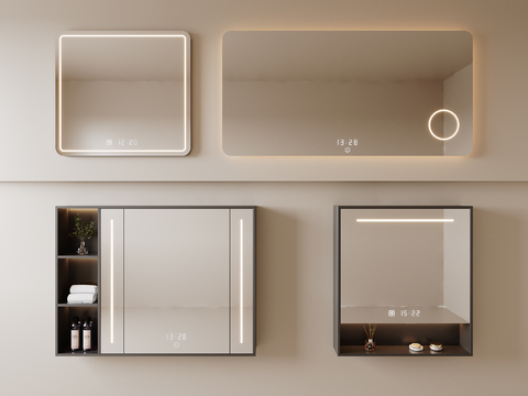 Modern bathroom cabinet mirror smart mirror bathroom mirror makeup mirror