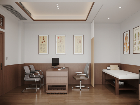 Chinese medicine hospital consulting room