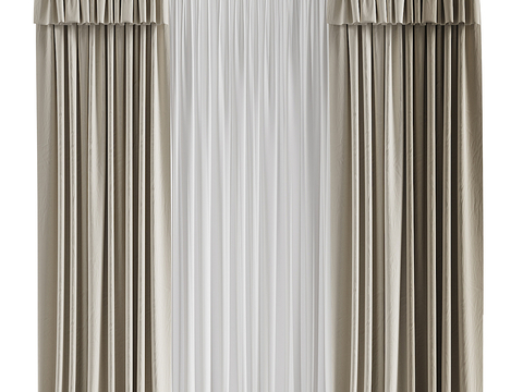 Modern Solid Color Curtain Fabric Curtain Gauze Curtain