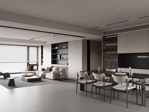 Modern Living&Dining Room