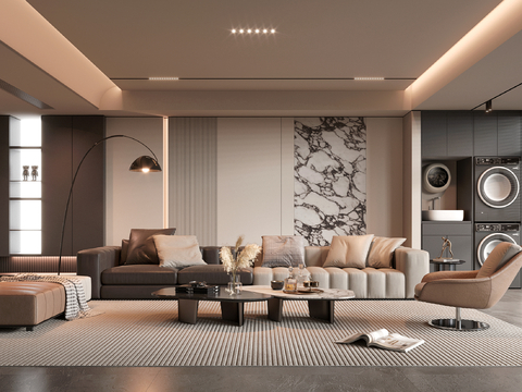 Italian Affordable Luxury Style Living Room