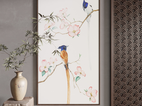 New Chinese Flower and Bird Painting Art Painting Decorative Painting