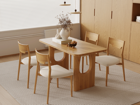 Nordic Dining Table and Chair