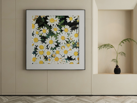 Oil painting Flower painting Decorative painting