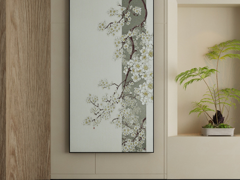 New Chinese Decorative Painting Plum Blossom Hanging Painting