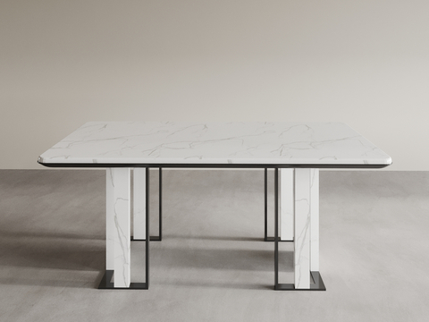 Dining table marble table