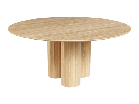 Talenti Log Style dining table round dining table