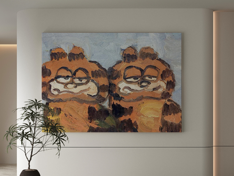 Children's Painting Animal Painting Texture Painting Decorative Painting