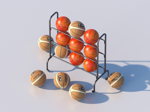 Basketball Basketball Storage Rack Ball Games Equipment