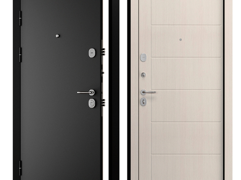 Modern single door security door entry door