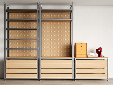 Modern Storage Rack Shelf Material Rack