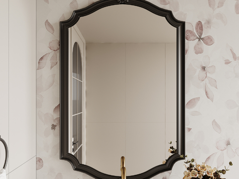 Special-shaped mirror decorative mirror bathroom mirror bathroom mirror