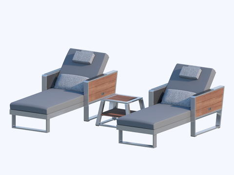 Modern Outdoor Lounger Beach Lounger