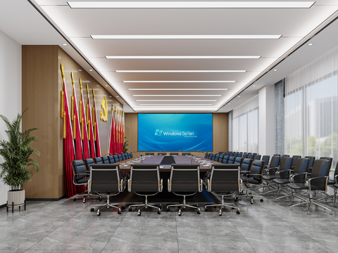 Modern party building conference room conference hall reception room