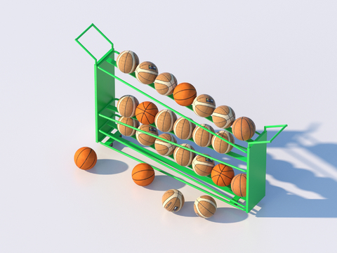 Basketball Storage Rack