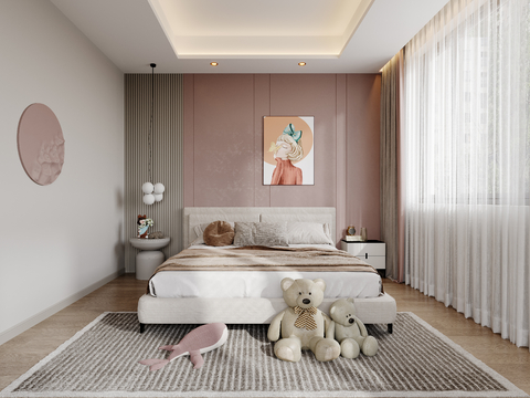 Modern kids Bedroom Girls Room Daughter Room