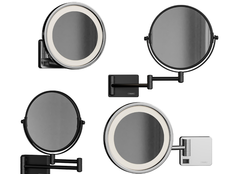 Hansgrohe mirror round mirror makeup mirror