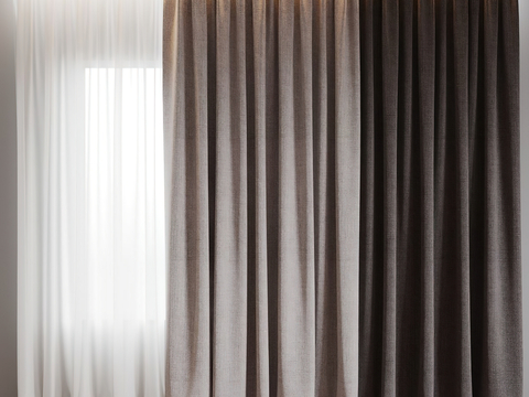 Plain Curtain Screen Gauze Cloth Curtain