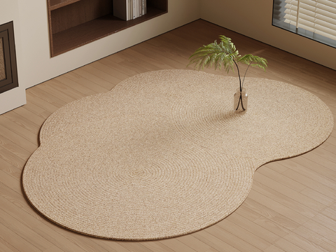 irregular carpet shaped carpet