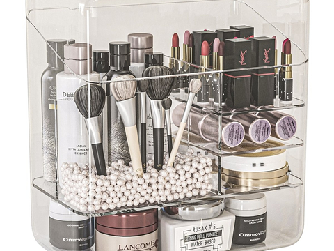 Modern cosmetic storage rack storage box