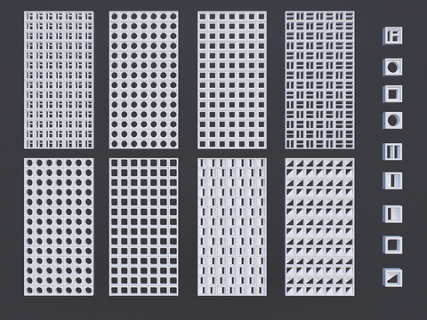 Cement brick partition hollow brick partition