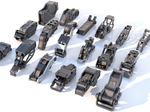 Hard surface mechanical parts combination of mechanical parts