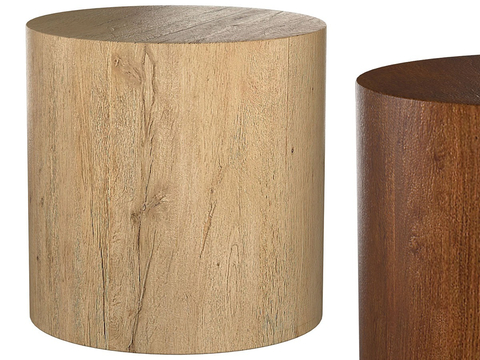 Modern Stakes Log Stool Wooden Stool