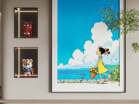 Cartoon Hanging Paintings Cartoon Hanging Paintings Children Hanging Paintings